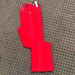 Liverpool Women's Red Flare Jeans
